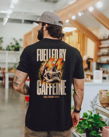 Fuelled By Caffeine V2 - Black T-Shirt