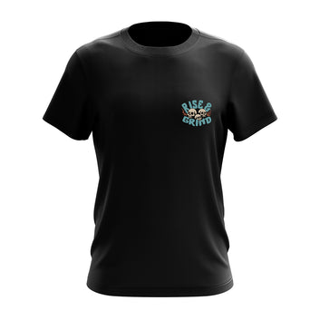 Rise and Grind V2 - Black T-Shirt