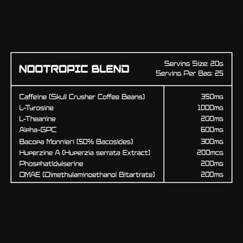 Skull Crusher Coffee - Nootropic  - 500g
